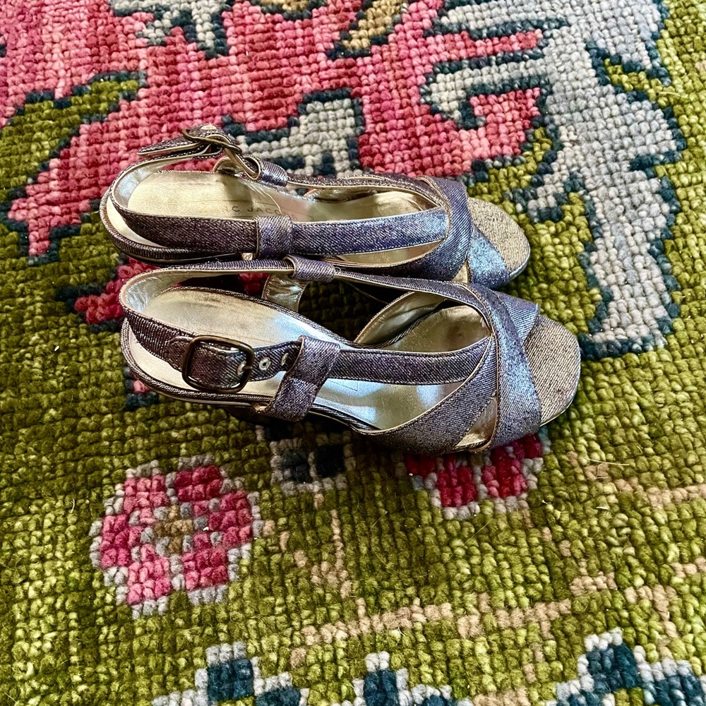 Marc Jacobs Glittering Silver Heels - Picture 6 of 13